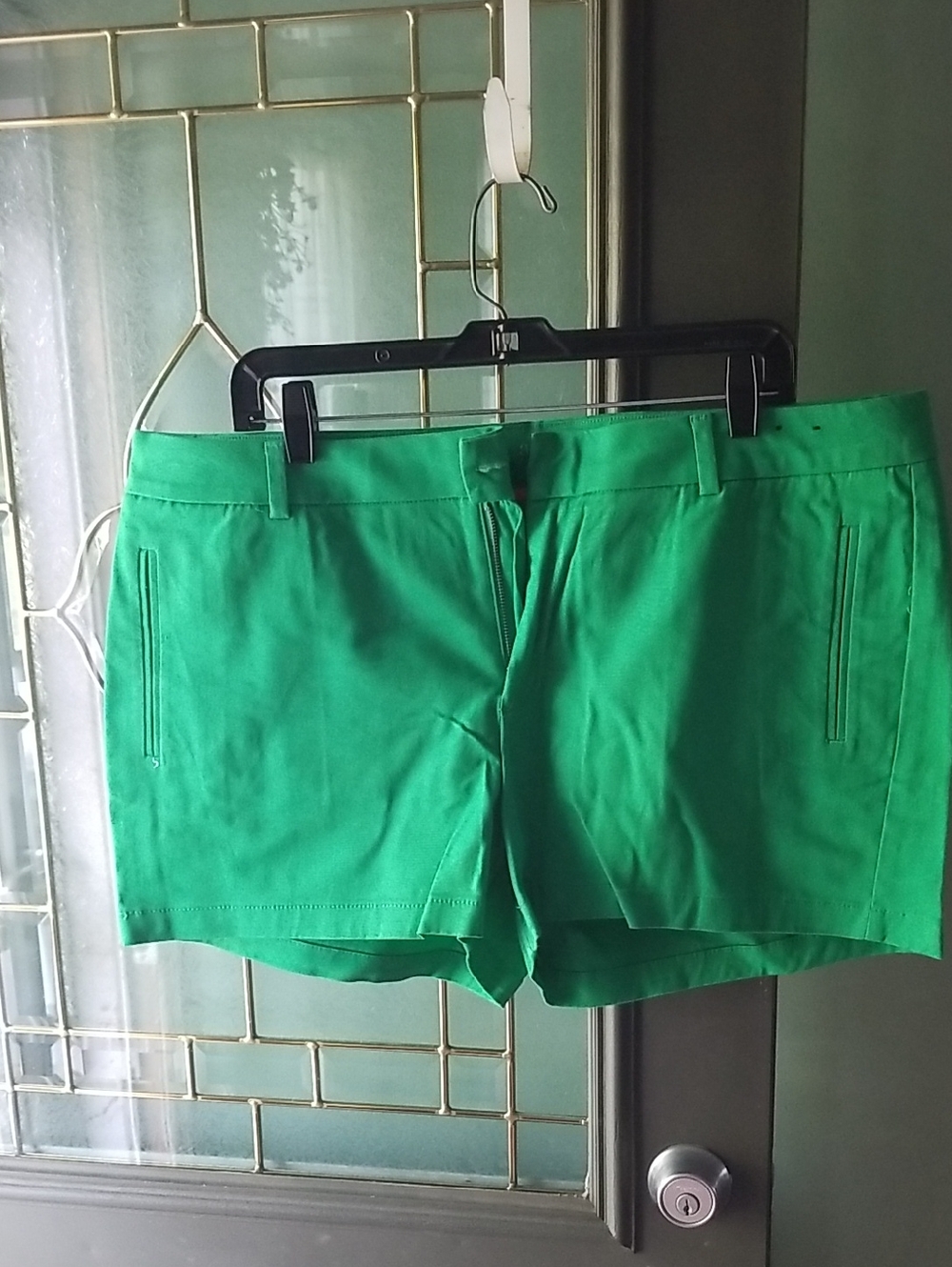 a.n.a Bright Green High Waist Short Shorts